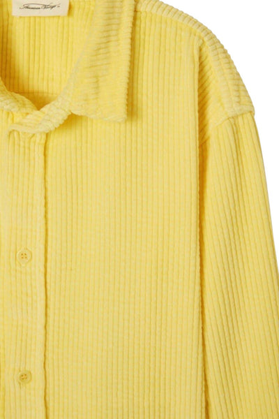 Camicia banana in velluto a coste per neonati e bambini American Vintage KPADO06AE23 BANANE 