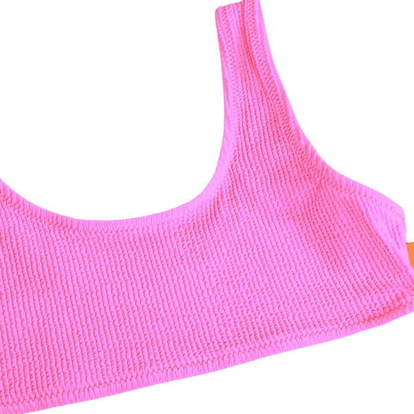 Bikini rosa fluo per bambina Molo NOLA CREPE 8489 