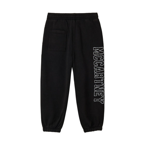 Pantalone in felpa nero con stampa per bambina Stella McCartney kids TX6C50-Z0453 961 