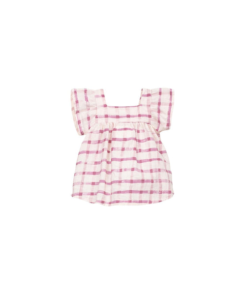 Blusa a quadri peonia per neonata Play up 2AS11301 E779N 