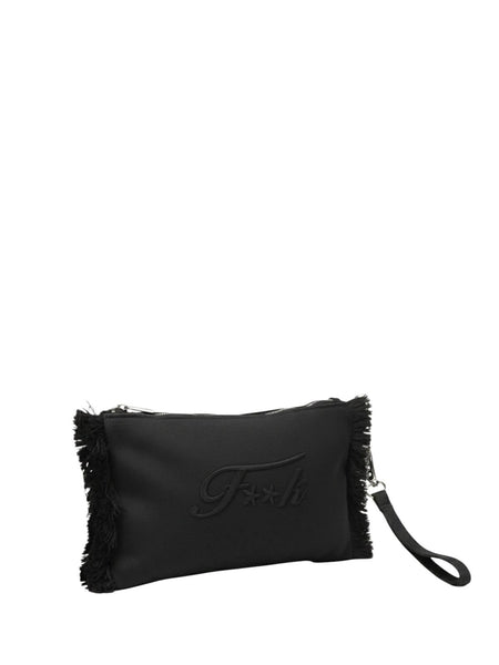 Pochette nera con logo F**K FA26-SW0115BK BLACK 