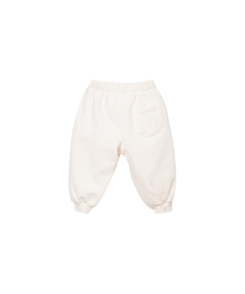 Pantalone in felpa panna con stampa per neonato Play up 1AS11602 P0088 