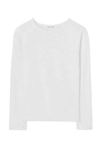 Maglia bianca per neonati e bambini American Vintage KSON02BG BLANC 