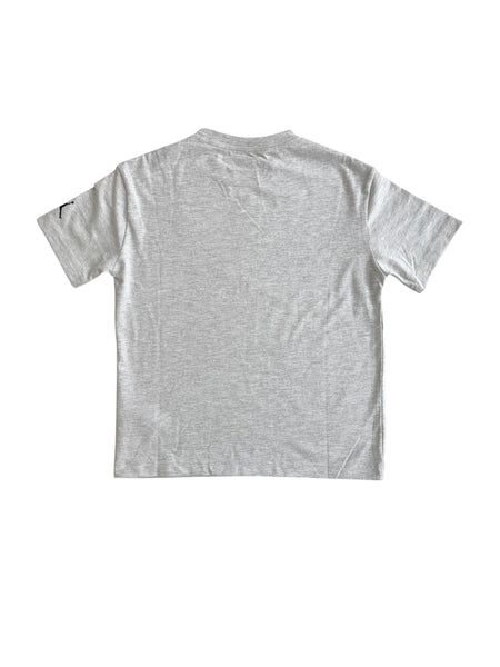 T-shirt grigia con applicazione per bambino Jordan 95F550 C87 