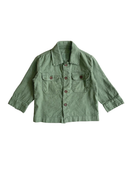 Camicia verde per neonato e bambino Babe & Tess 06.618071 348 