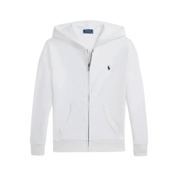 Felpa bianca aperta con logo per neonato e bambino Ralph Lauren Kids 322964134001 WHITE 