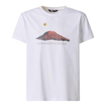 T-shirt bianca con logo per bambini The North Face NF0A8G1UFN4 FN41 