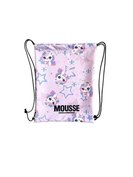 Sacca rosa con stampa all over per bambina Mousse kids LKGSG120 LOVUNICORN 