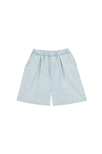 Bermuda in denim chiaro per bambino The Campamento TC-SS26-89 LIGHT BLUE 