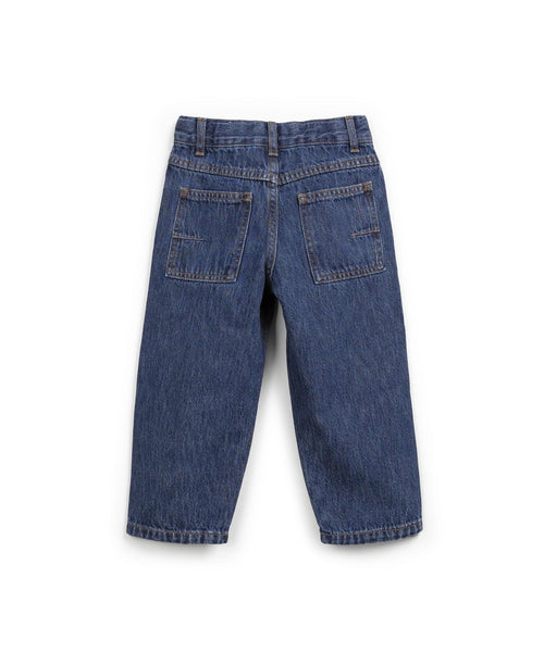Jeans in denim blu per bambino Play up 3AR11606 D001 