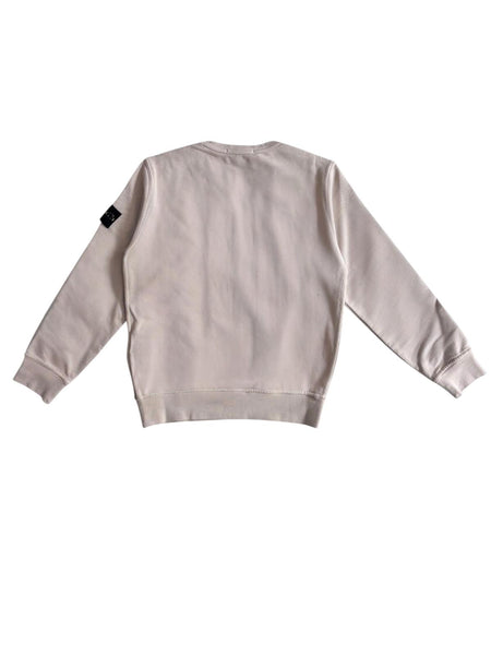 Felpa sabbia con taschino e logo per bambino Stone Island L1S166100017 S0040 V0090 