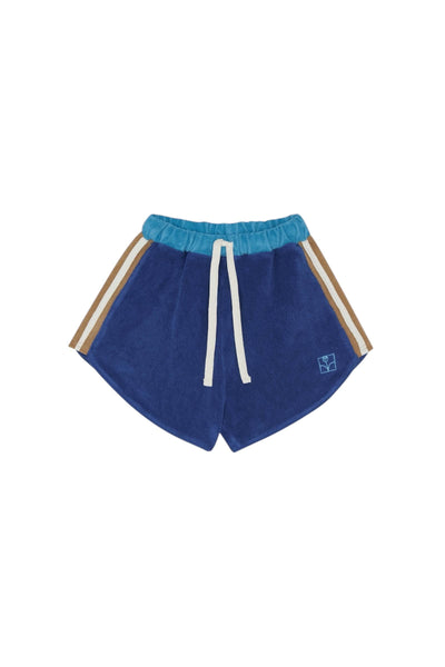 Shorts in spugna blu per bambini The Campamento TC-SS26-82 BLUE 