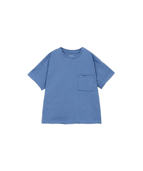 T-shirt indaco con taschino per bambino Play up 3AS10900 P6185 