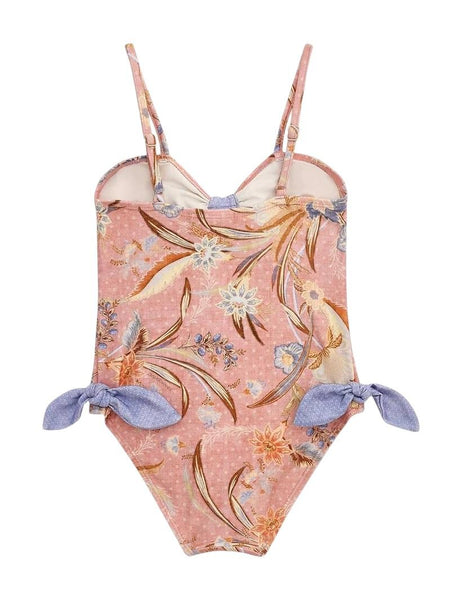 Costume intero con stampa floreale per bambina Zimmermann 1524WSS262 PKSF 