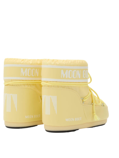 Stivale icon low in nylon giallo per bambini Moon Boot 80D1409340 B021 
