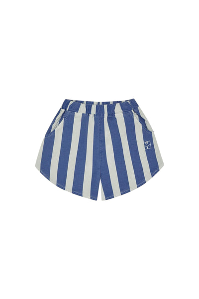 Shorts a righe blu e celelste per bambini The Campamento TC-SS26-87 BLUE 