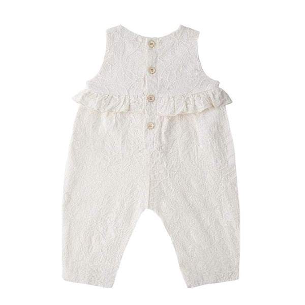 Tuta panna con ricami per neonata 1+ more in the family SIURANA OFF-WHITE 
