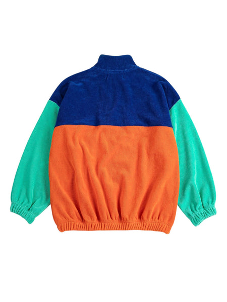 Felpa in spugna color block multicolor per neonato e bambino Bobo Choses B126AC050 UNI 