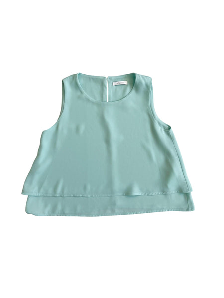 Blusa menta per bambina Lulù by Miss Grant LL4411 MENTA 