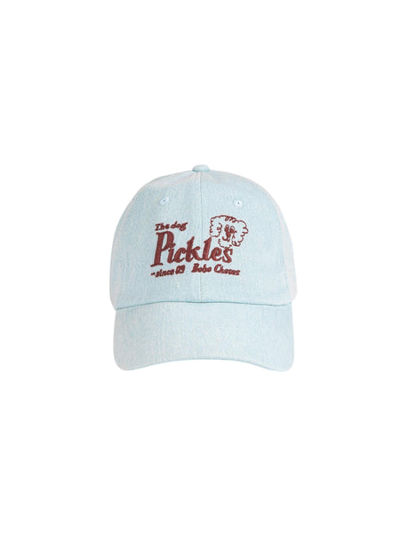 Cappello in denim chiaro con ricamo per neonati e bambini Bobo Choses B126AI013 UNI 