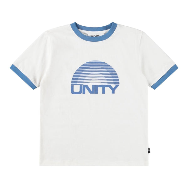 T-shirt panna con stampa per bambino Molo RONIN 9890 