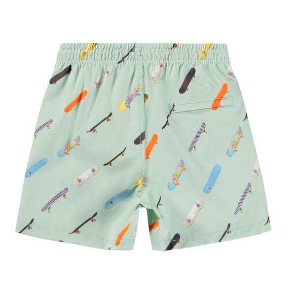Costume a pantaloncino verde con stampa all over per bambino Molo NIKO 9510 