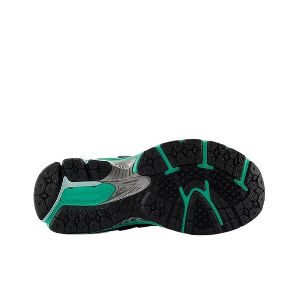Sneakers 1906 nera e grigia con dettagli verdi per bambini New Balance G1906 66V 