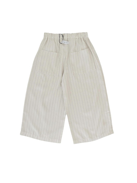 Pantalone panna gessato per neonati e bambini Gayalab 596E GESSATO 