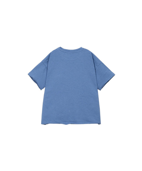T-shirt indaco con taschino per bambino Play up 3AS10900 P6185 