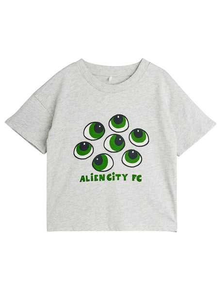 T-shirt grigia con stampa per neonati e bambini Mini Rodini 2622013294 GREY 