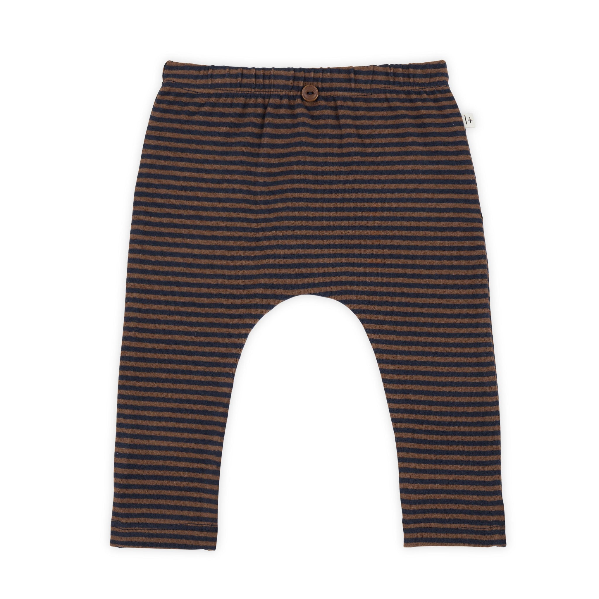 Leggings a righe blu e castagna per neonati 1+ more in the family PIA CASTAGNA 