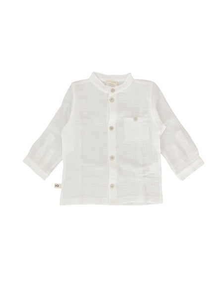 Camicia coreana panna per neonato Maperò M33158 PANNA 