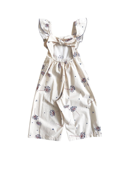 Tuta panna con stampa all over per neonata e bambina Zhoe & Tobiah MMD6 290 