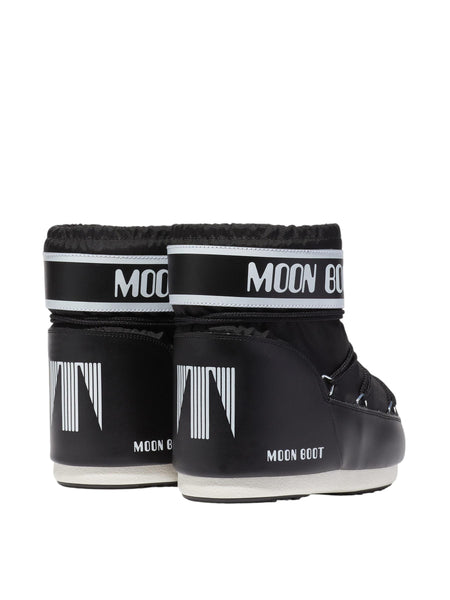 Stivale icon low in nylon nero per bambini Moon Boot 80D1409340 N001 