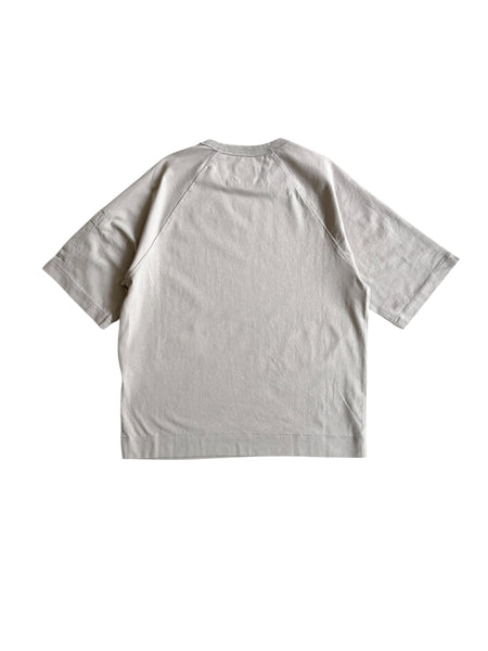 T-shirt grigia con logo per bambino C.P. Company CMM00R-LAA17 60069 