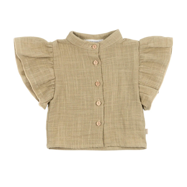 Camicia sabbia per neonata Bamboom 1106TE00070 MUSTARD 