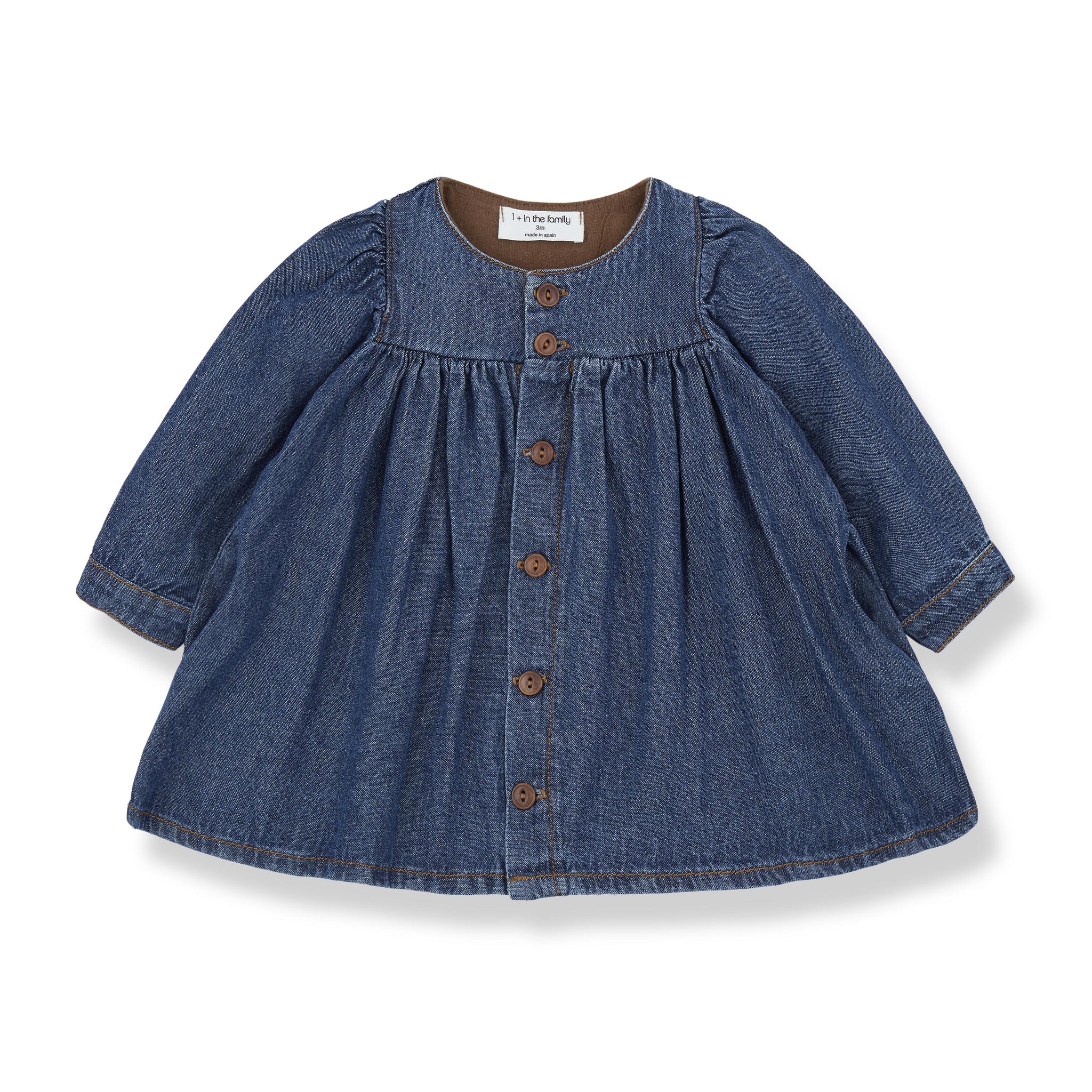 Abito in denim blu per neonata 1+ more in the family ADDAIA DENIM 
