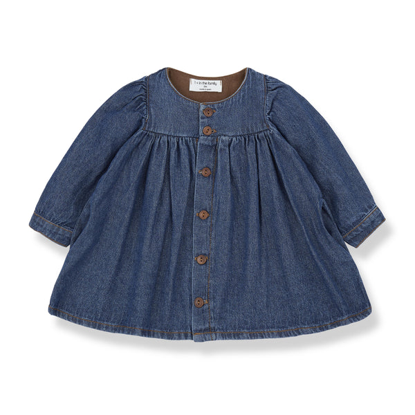 Abito in denim blu per neonata 1+ more in the family ADDAIA DENIM 