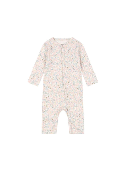 Tutina multicolor con stampa all over per neonata Konges slojd FA100037 PRATO FIORI 