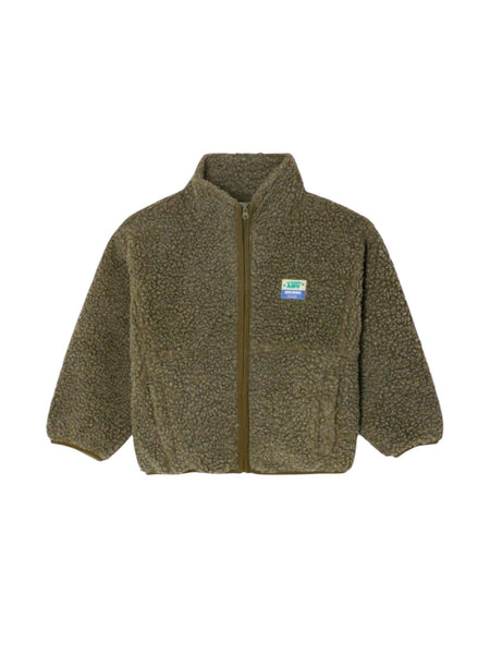 Giubbino teddy verdone per bambini American Vintage KHOK16C VARAN CHINE 