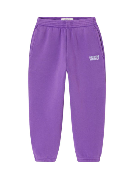 Pantalone in felpa viola per neonati e bambini American Vintage KIZU05B COSMOS VINTAGE 