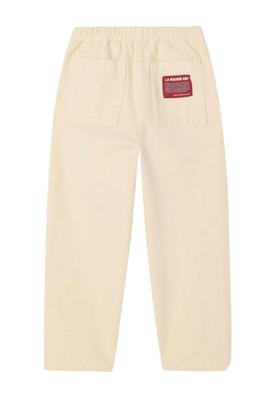 Pantalone ecru per neonato e bambino American Vintage KLYC10A ECRU 