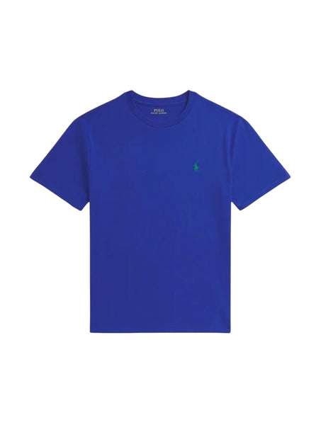 T-shirt blu con logo per bambino Ralph Lauren Kids 323832904503 NEW SAPPHIRE 