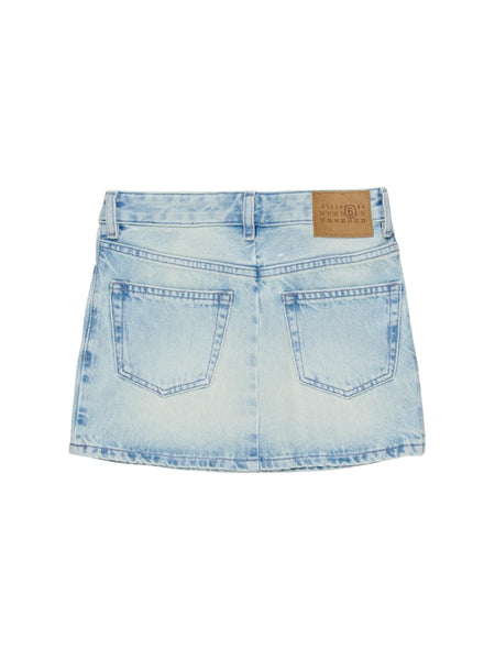 Gonna in denim per bambina MM6 Maison Margiela M60975 M601 