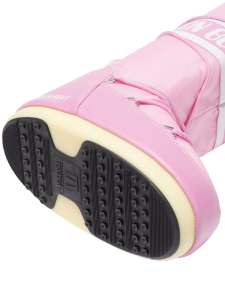 Stivale icon in nylon rosa per bambina Moon Boot 80D1400440 J001 