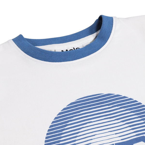 T-shirt panna con stampa per bambino Molo RONIN 9890 