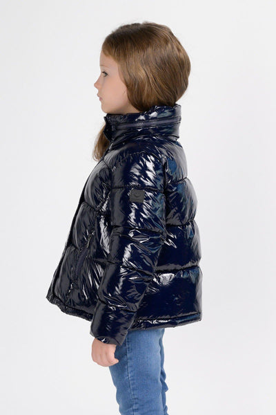 Piumino lucido blu per bambina Canadian CN,G224232WKREG NAVY 