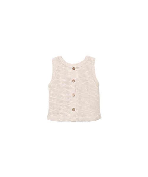 Top in maglia beige per bambina Play up 4AS11150 P0088 