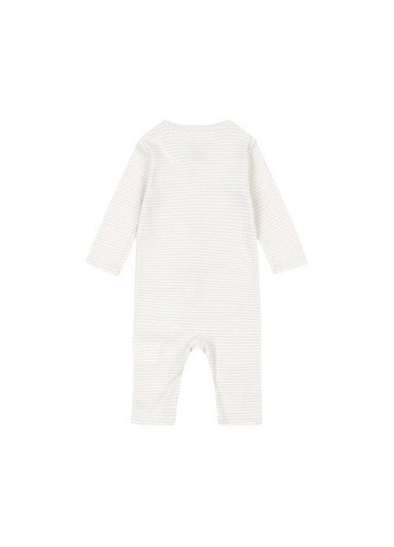 Tutina a righe celelsti per neonato Konges slojd FA100037 TEA STRIPE GRAY 
