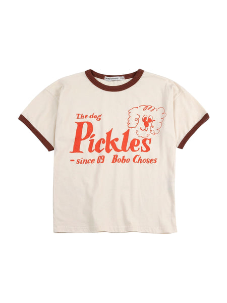 T-shirt panna con stampa per neonati e bambini Bobo Choses B126AC017 UNI 